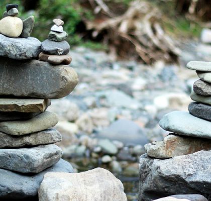 FT Rock pile river balance Pixabay