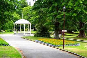 NEW ZEALAND Queenstown Gardens bandstand